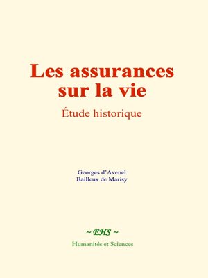 cover image of Les assurances sur la vie